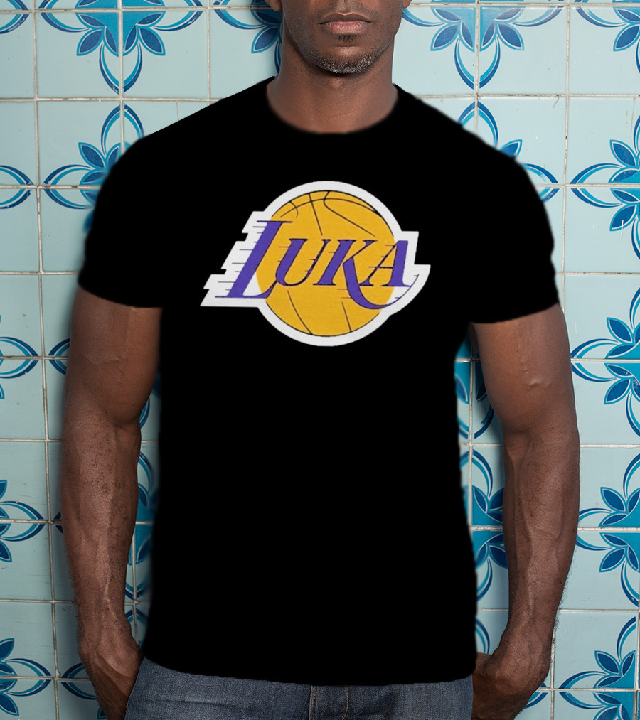 Luka Los Angeles Showtime Basketball-Inspired T-Shirt