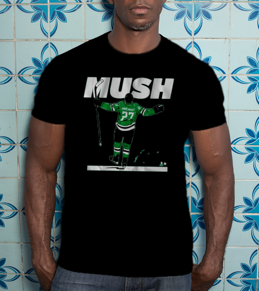Mason Marchment Hockey Celebration Mush Number 27 T-Shirt