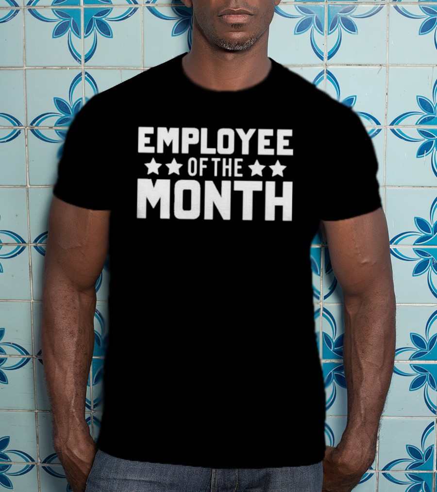 Marc Lamont Hill Employee Of The Month Bold Text Stars T-Shirt