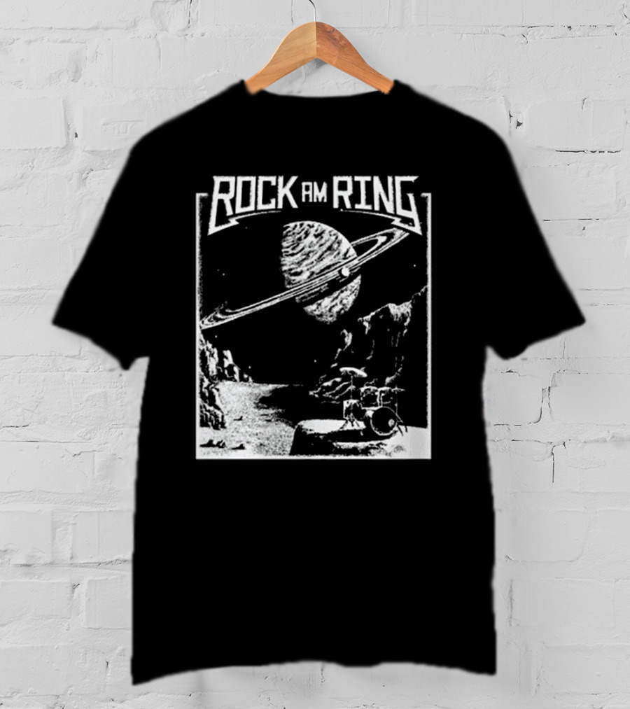 Rock Am Ring Lunar Beat Community Contest Gewinner Saturn Planet Drums T-Shirt