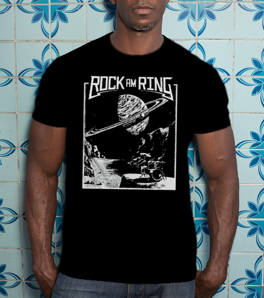 Rock Am Ring Lunar Beat Community Contest Gewinner Saturn Planet Drums T-Shirt