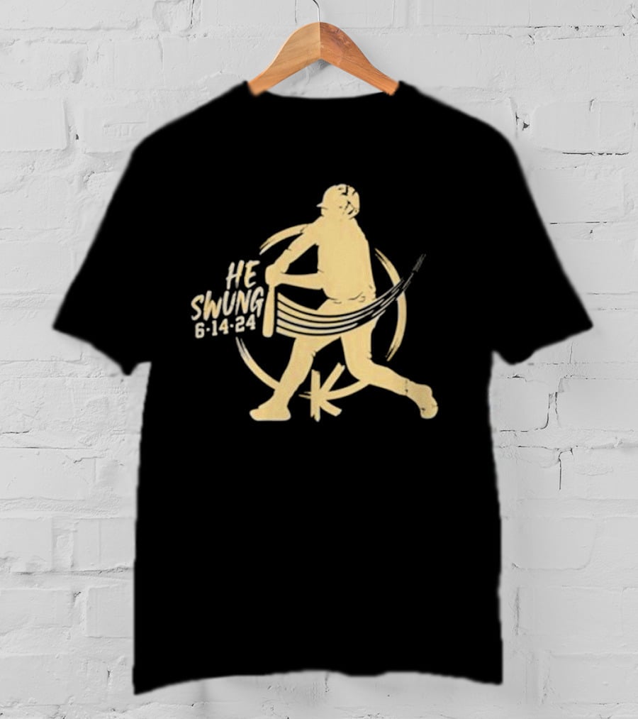 Madison Social He Swung Baseball 6 14 24 T-Shirt