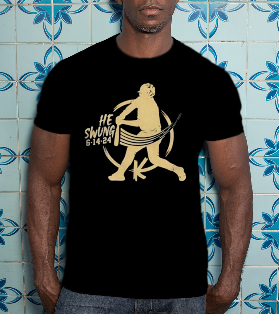 Madison Social He Swung Baseball 6 14 24 T-Shirt