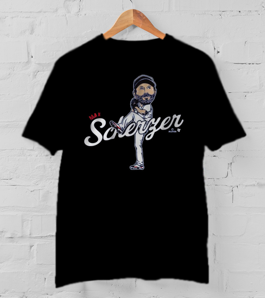 Max Scherzer Caricature Toronto Blue Jays MLB Pitcher Baseball T-Shirt