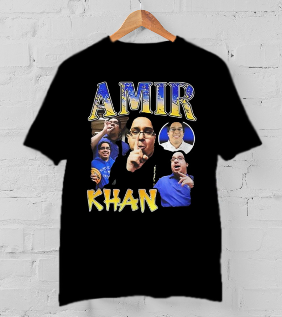 Amir Khan McNeese State University Blue And Gold Style T-Shirt