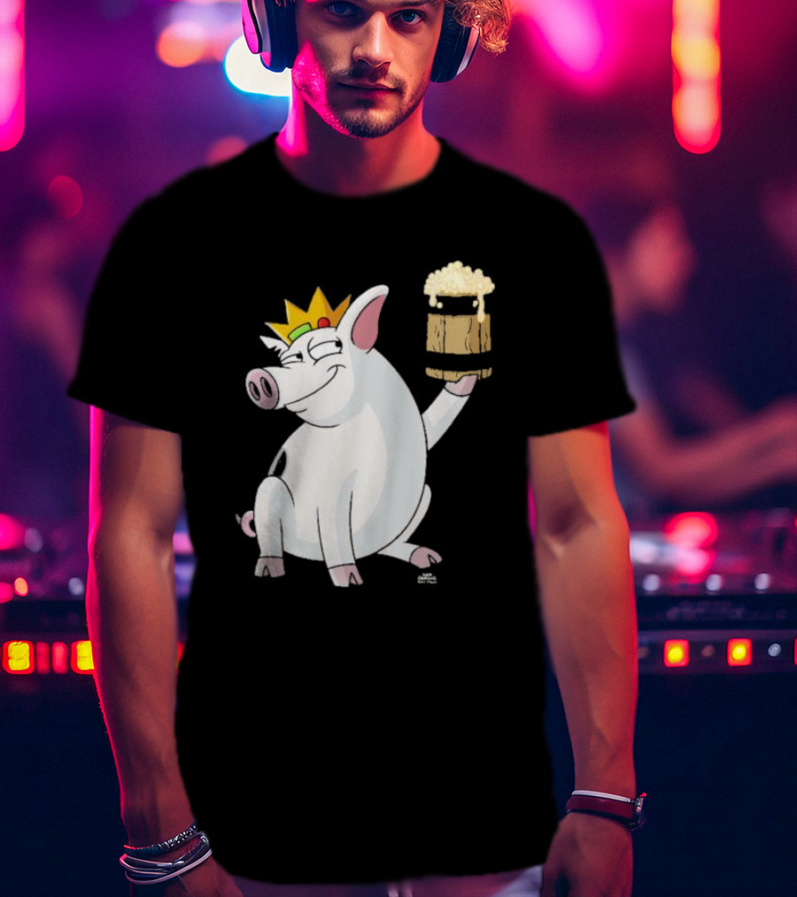 Merkimer Pig Cheers Crown Gildan Softstyle T-Shirt
