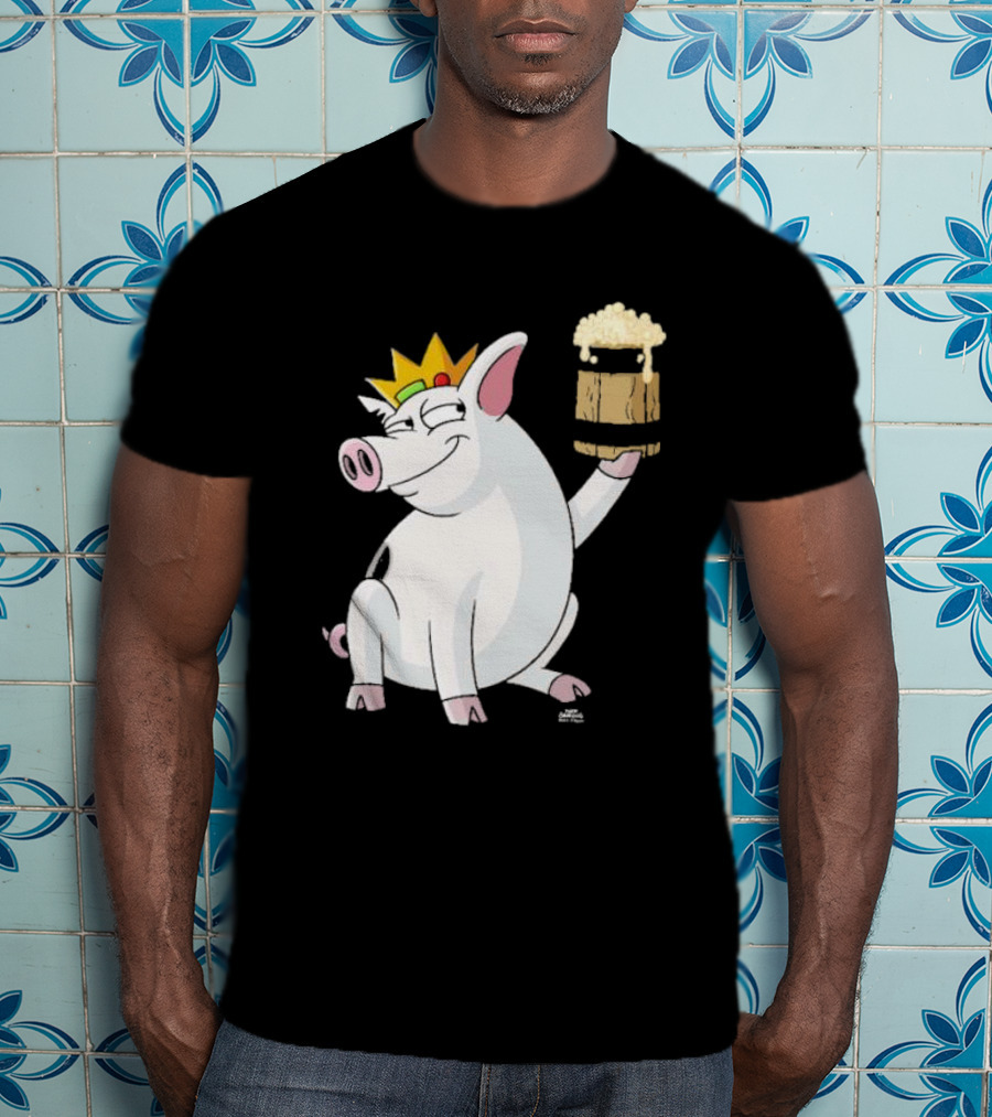 Merkimer Pig Cheers Crown Gildan Softstyle T-Shirt