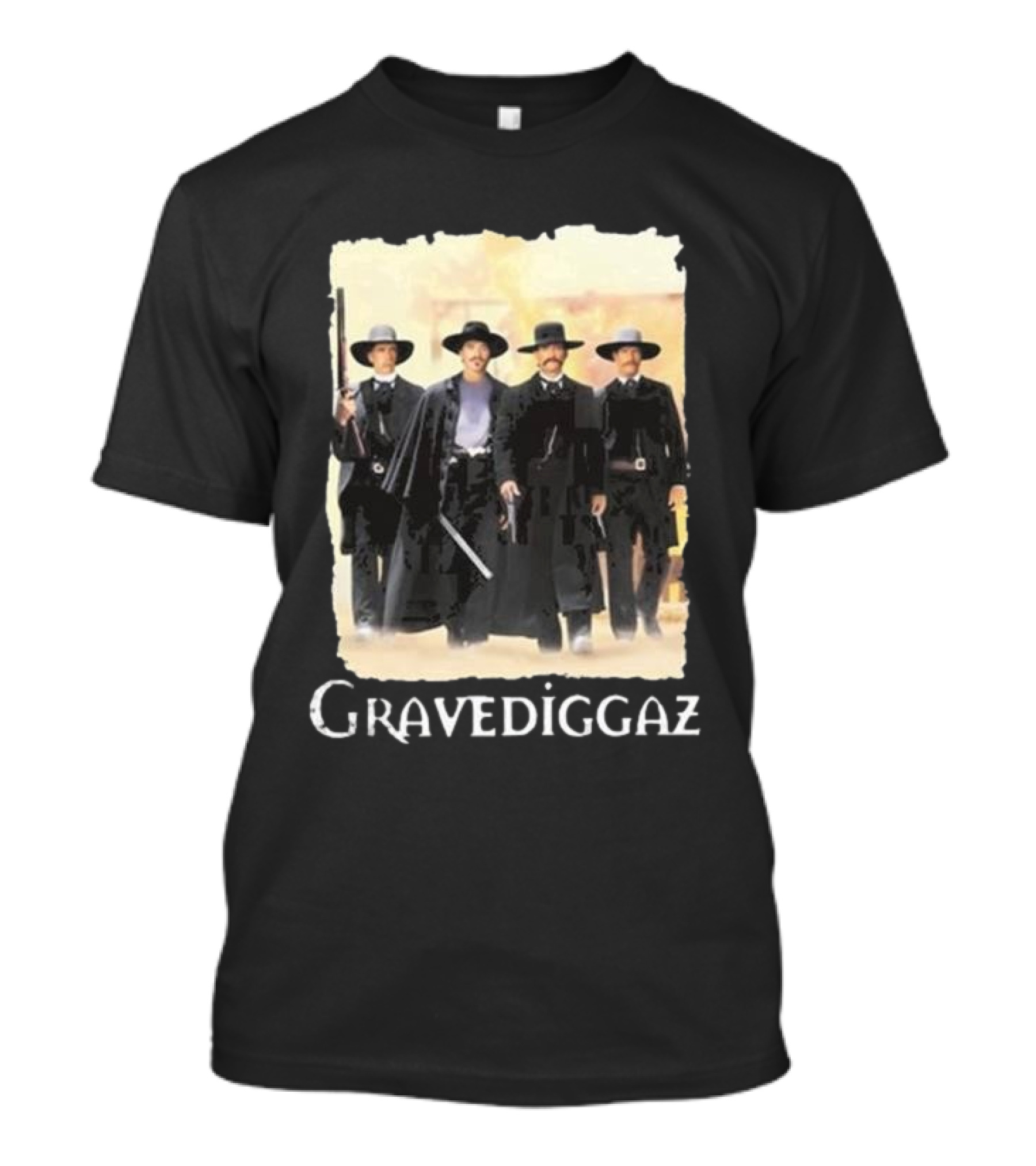 Methsyndicate Gravediggaz Tombstone Western Gunslingers T-Shirt