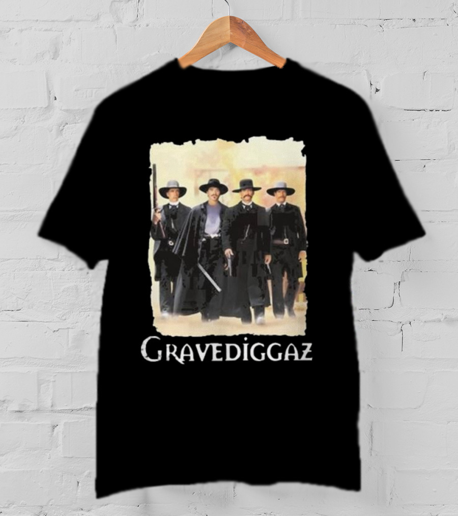 Methsyndicate Gravediggaz Tombstone Western Gunslingers T-Shirt