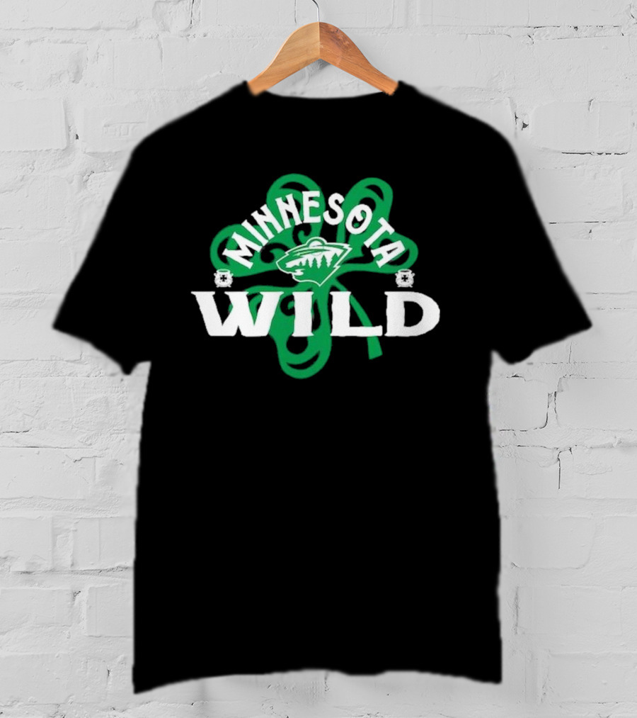 Minnesota Wild St. Patrick’s Day Shamrock 2025 T-Shirt