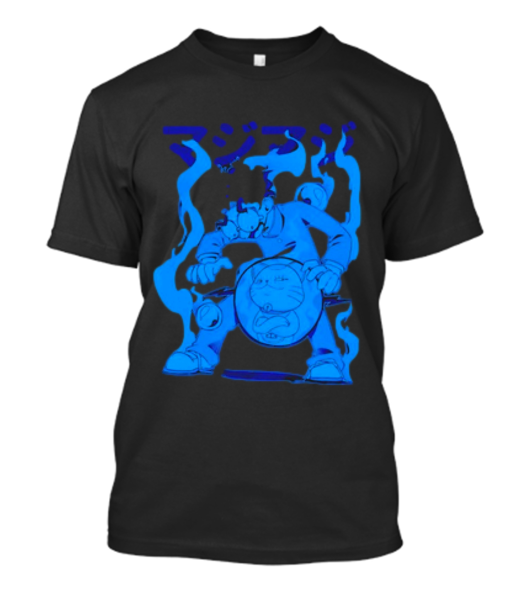 Dandadan My Balls Manga Character With Blue Aura T-Shirt