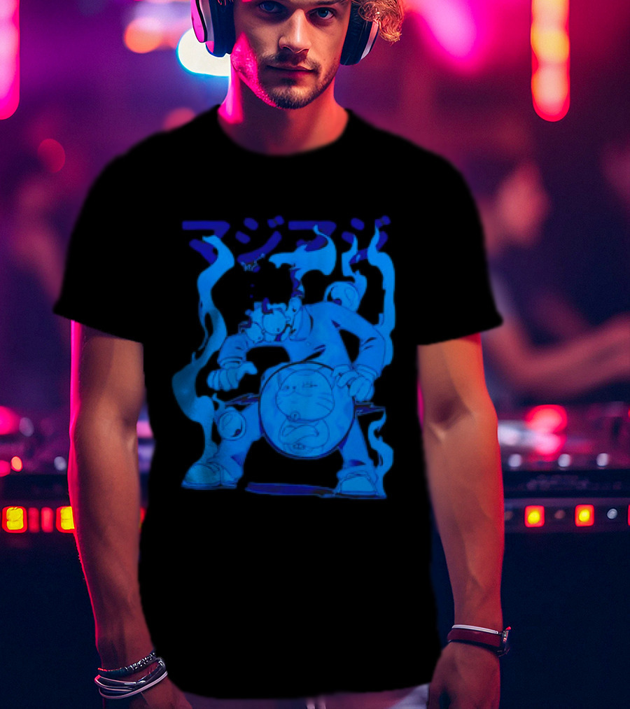 Dandadan My Balls Manga Character With Blue Aura T-Shirt