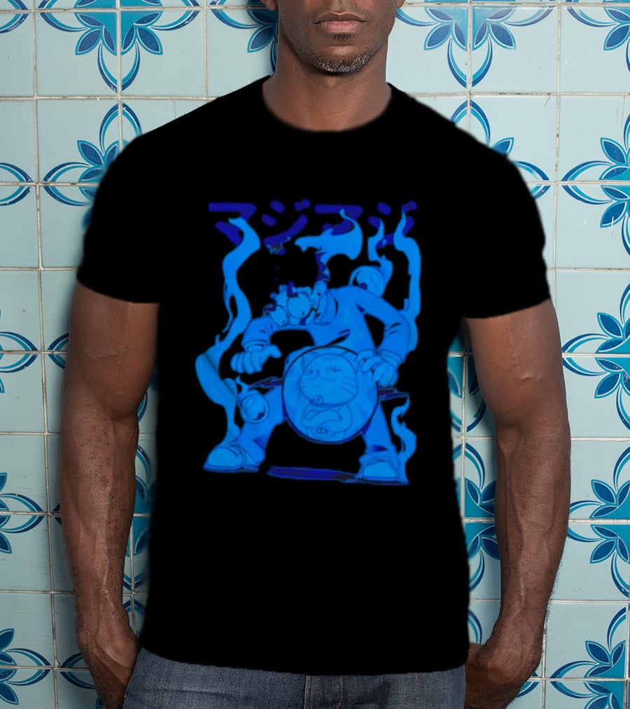 Dandadan My Balls Manga Character With Blue Aura T-Shirt