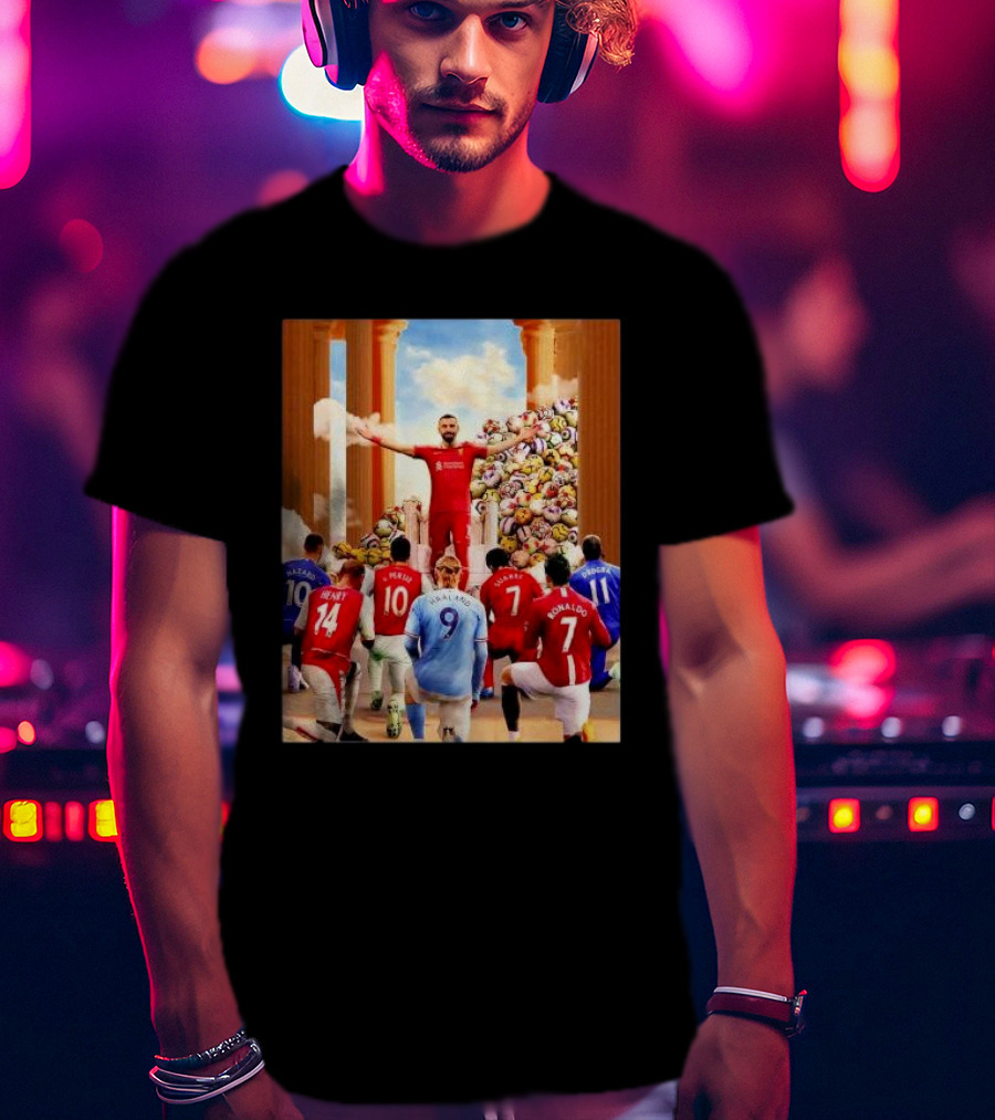 Liverpool FC Mohamed Salah Premier League Goals Tribute T-Shirt