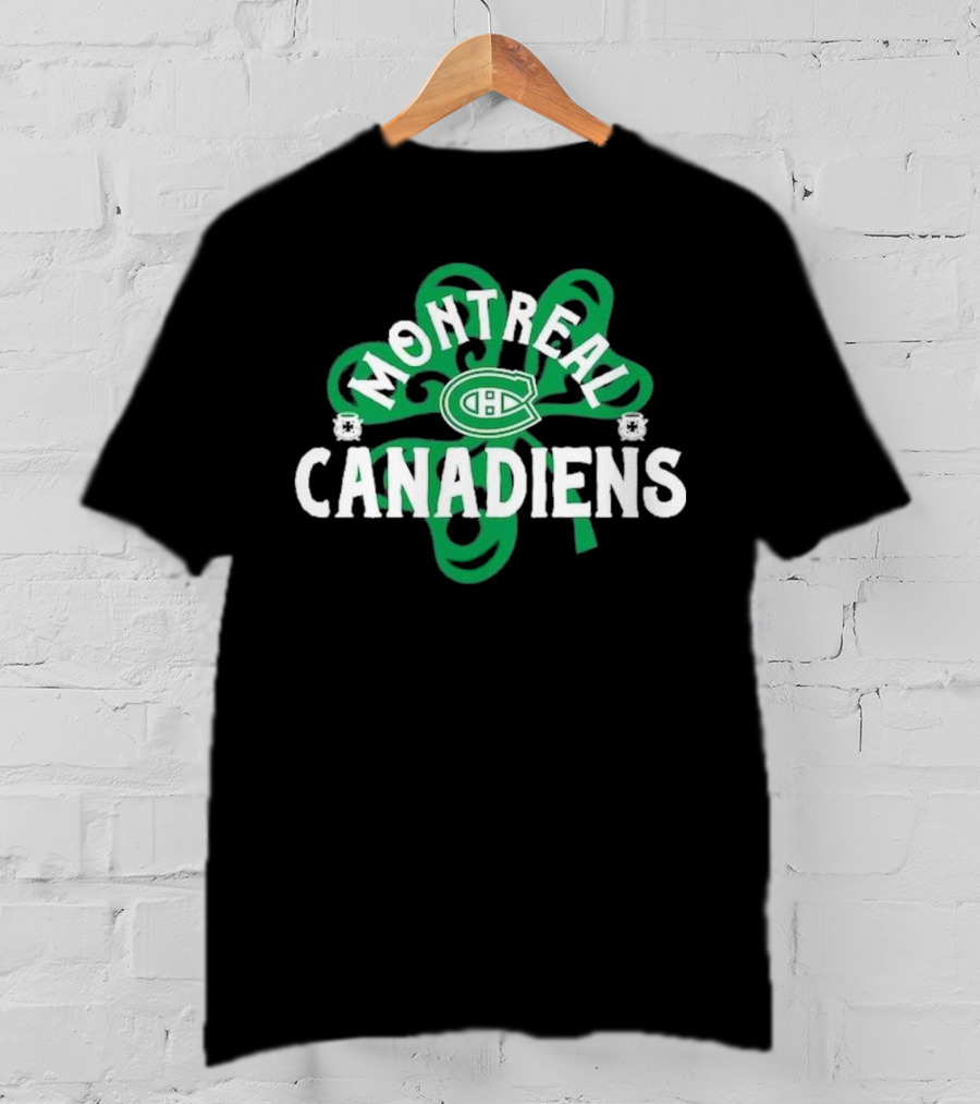 Montreal Canadiens St. Patrick’s Day Shamrock 2025 T-Shirt