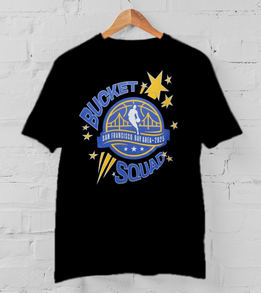 NBA All-Star 2025 Bucket Squad San Francisco Bay Area T-Shirt