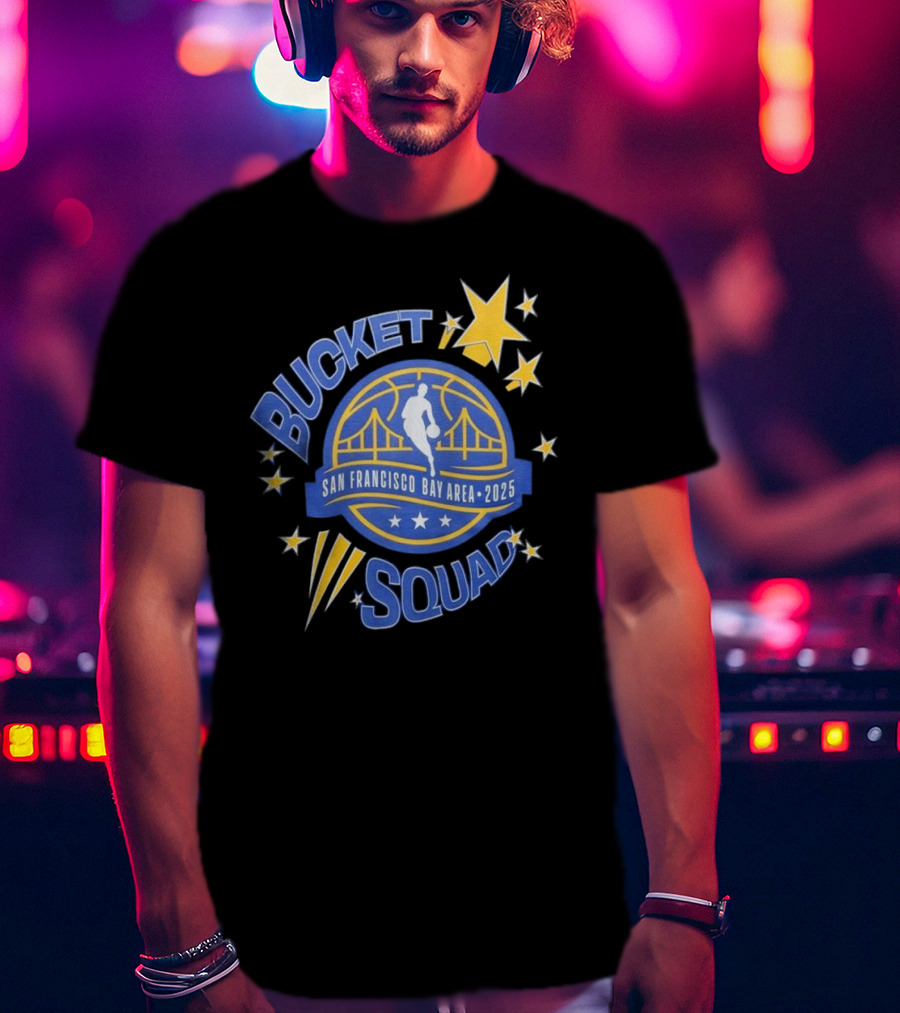 NBA All-Star 2025 Bucket Squad San Francisco Bay Area T-Shirt