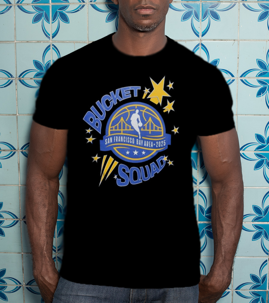 NBA All-Star 2025 Bucket Squad San Francisco Bay Area T-Shirt