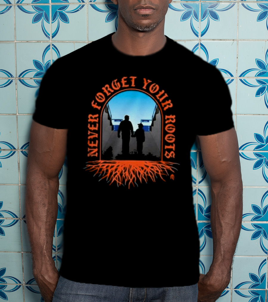 Never Forget Your Roots Family Connection Silhouette Roots T-Shirt