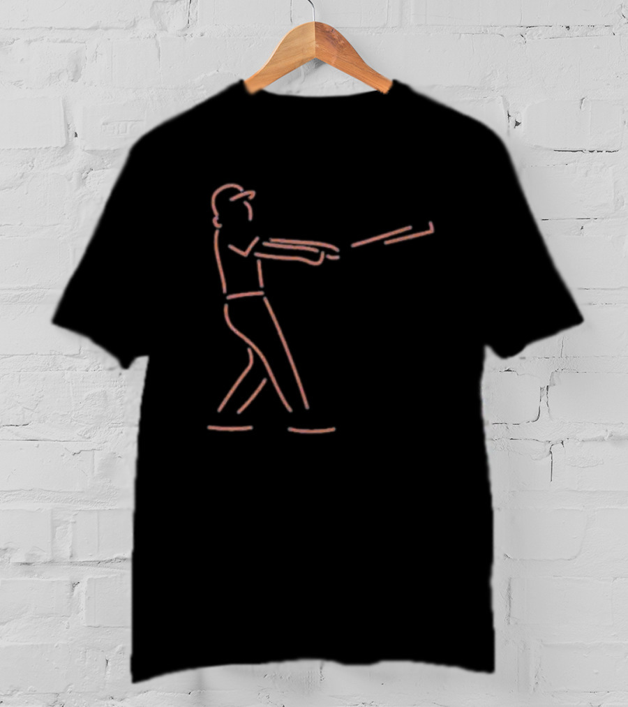 New York Mets Francisco Lindor Batting Outline T-Shirt
