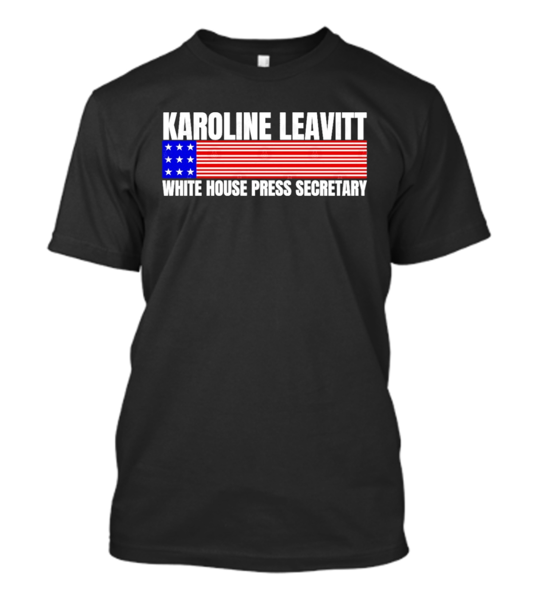 Karoline Leavitt White House Press Secretary American Flag Design T-Shirt
