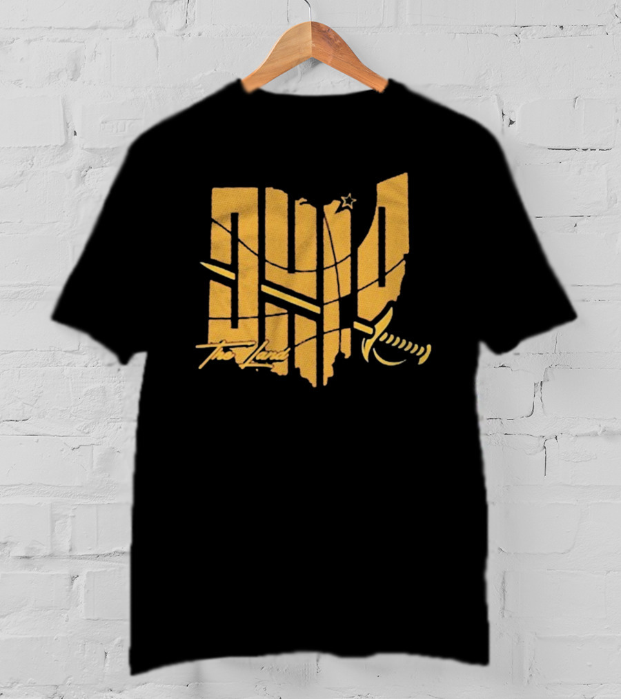 Ohio Cleveland The Land 2025 Basketball Star T-Shirt