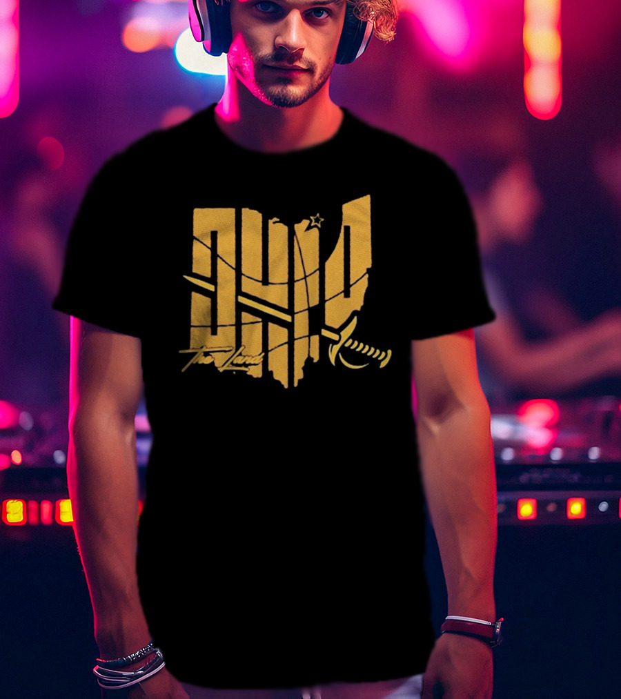 Ohio Cleveland The Land 2025 Basketball Star T-Shirt