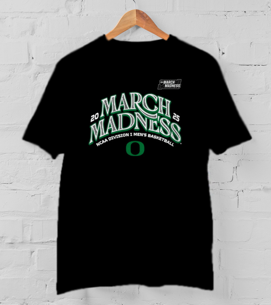 2025 March Madness NCAA Division I Men’s Basketball Oregon T-Shirt