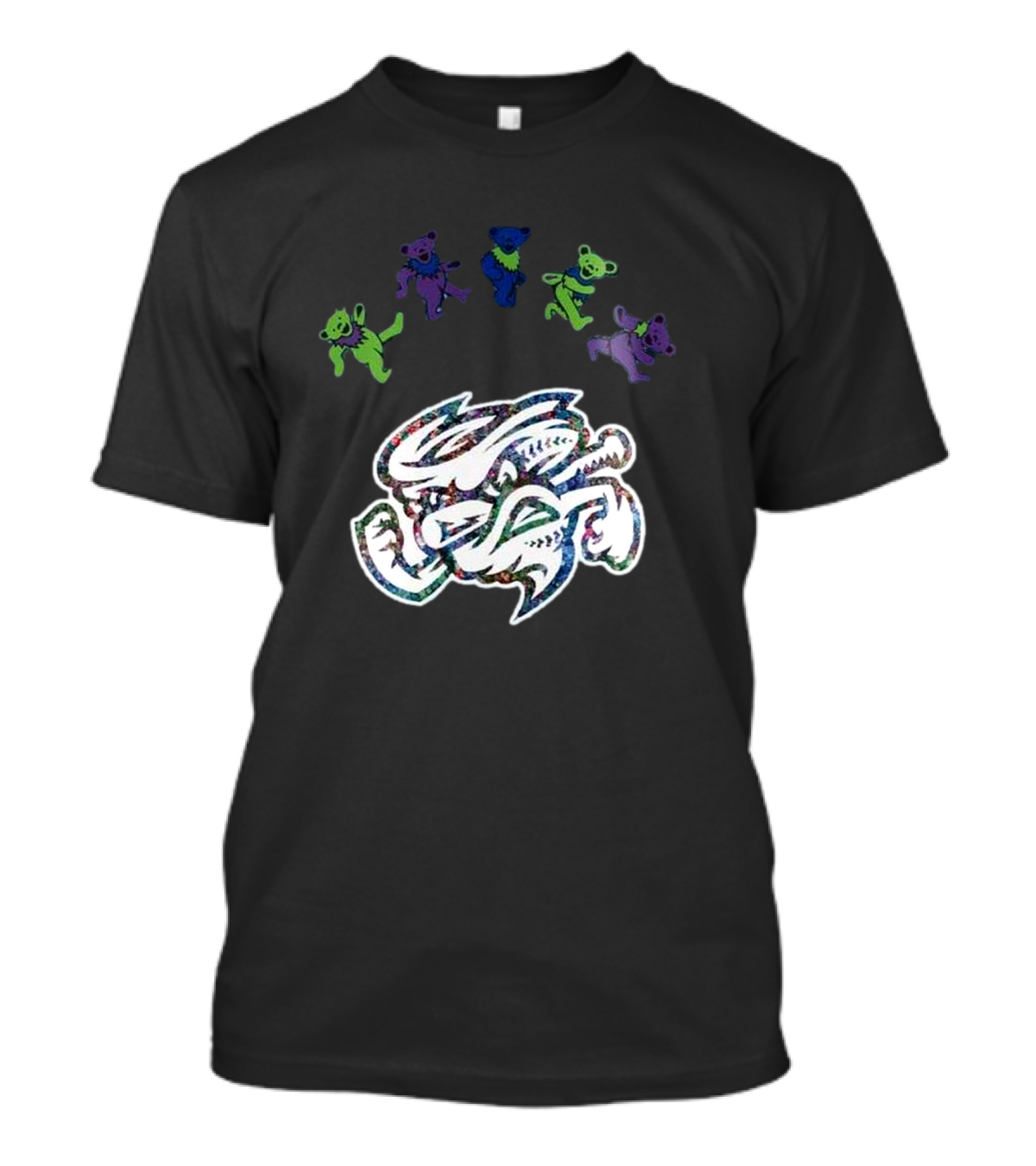 Omaha Storm Chasers Grateful Dead Night 2025 Baseball Dancing Bears T-Shirt