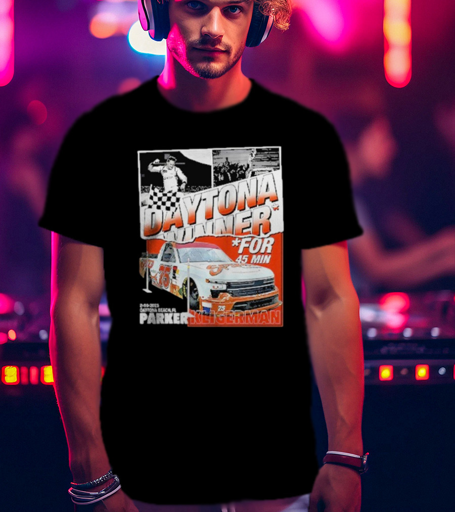 Parker Kligerman Daytona Winner 45 Min Celebration NASCAR Race Car 75 T-Shirt