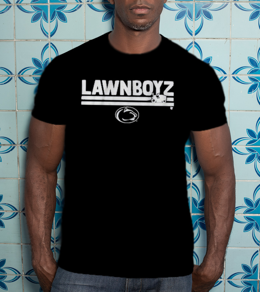Penn State Lawn Boyz Football College Team Emblem T-Shirt