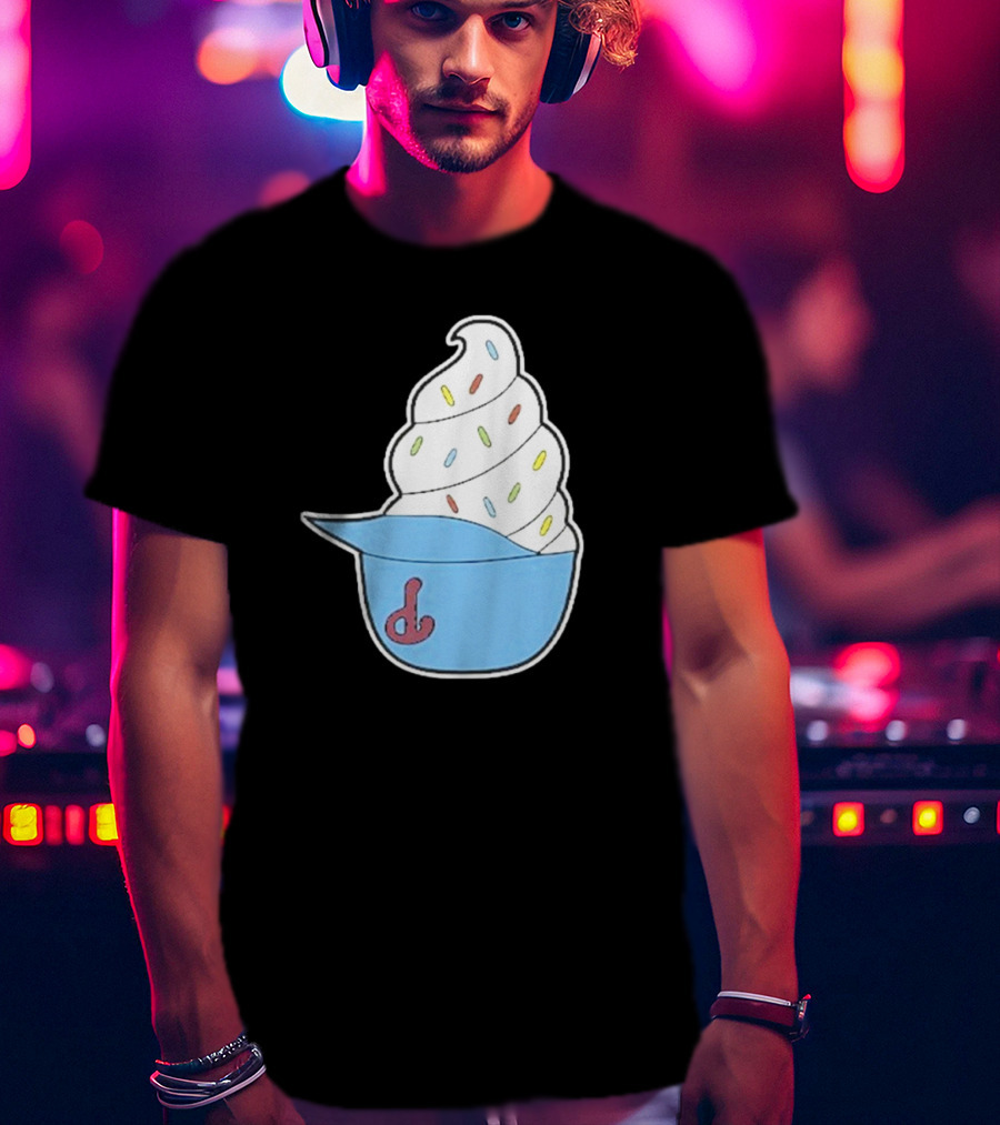 Philadelphia Phillies Ice Cream Helmet With Sprinkles T-Shirt
