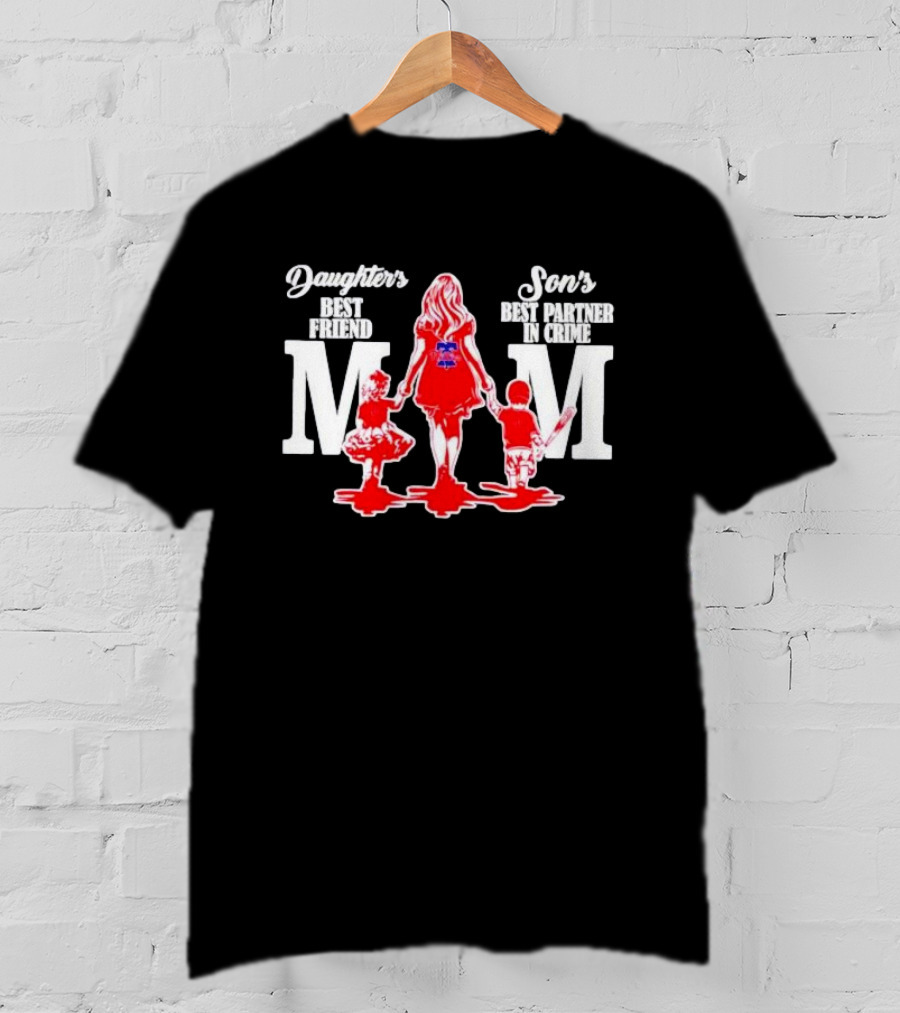 Philadelphia Phillies Mom Daughters Best Friend Sons Best Partner In Crime T-Shirt