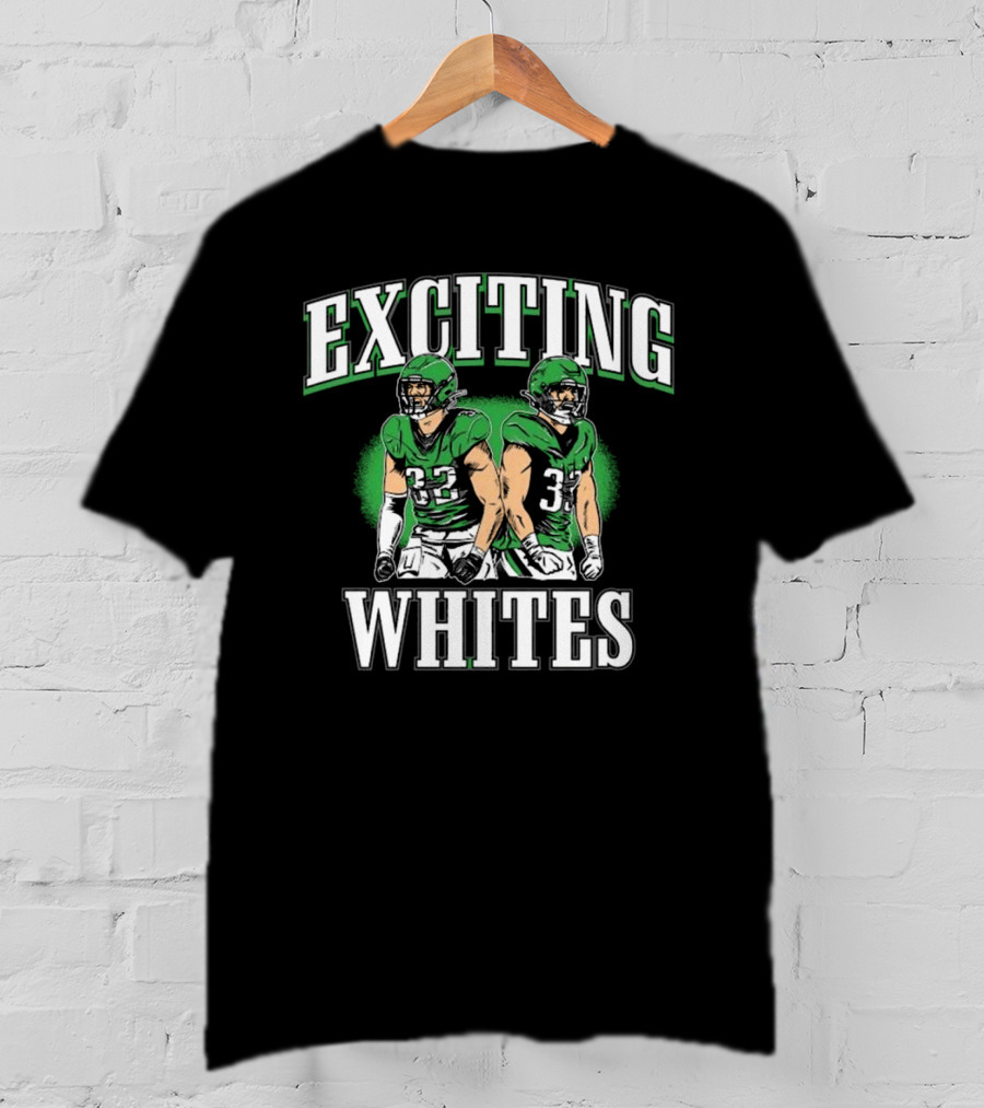 Exciting Whites Philly 2025 Football Players In Green Jerseys T-Shirt