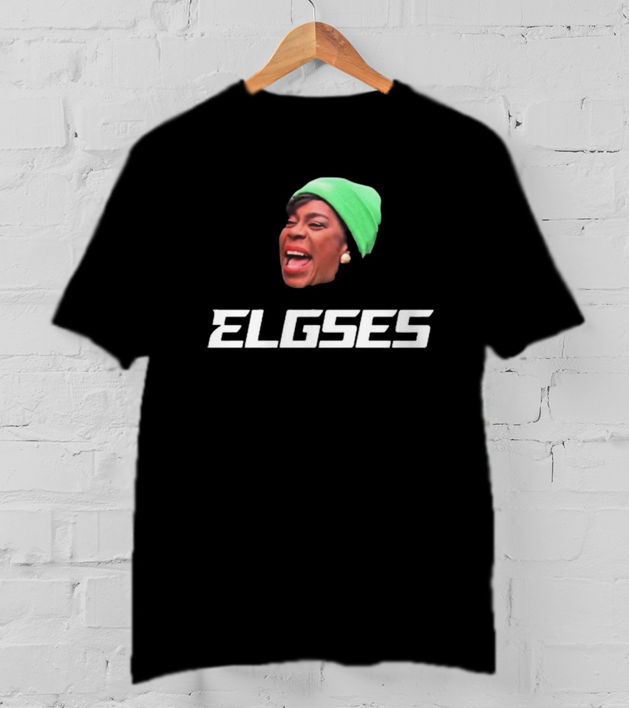 Philly Mayor Cherelle Parker Elgses Green Beanie Image T-Shirt