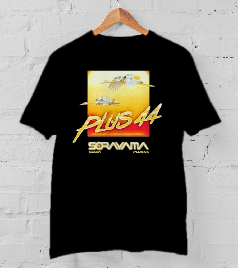 Plus 44 Sorayama Sunset With Cranes T-Shirt