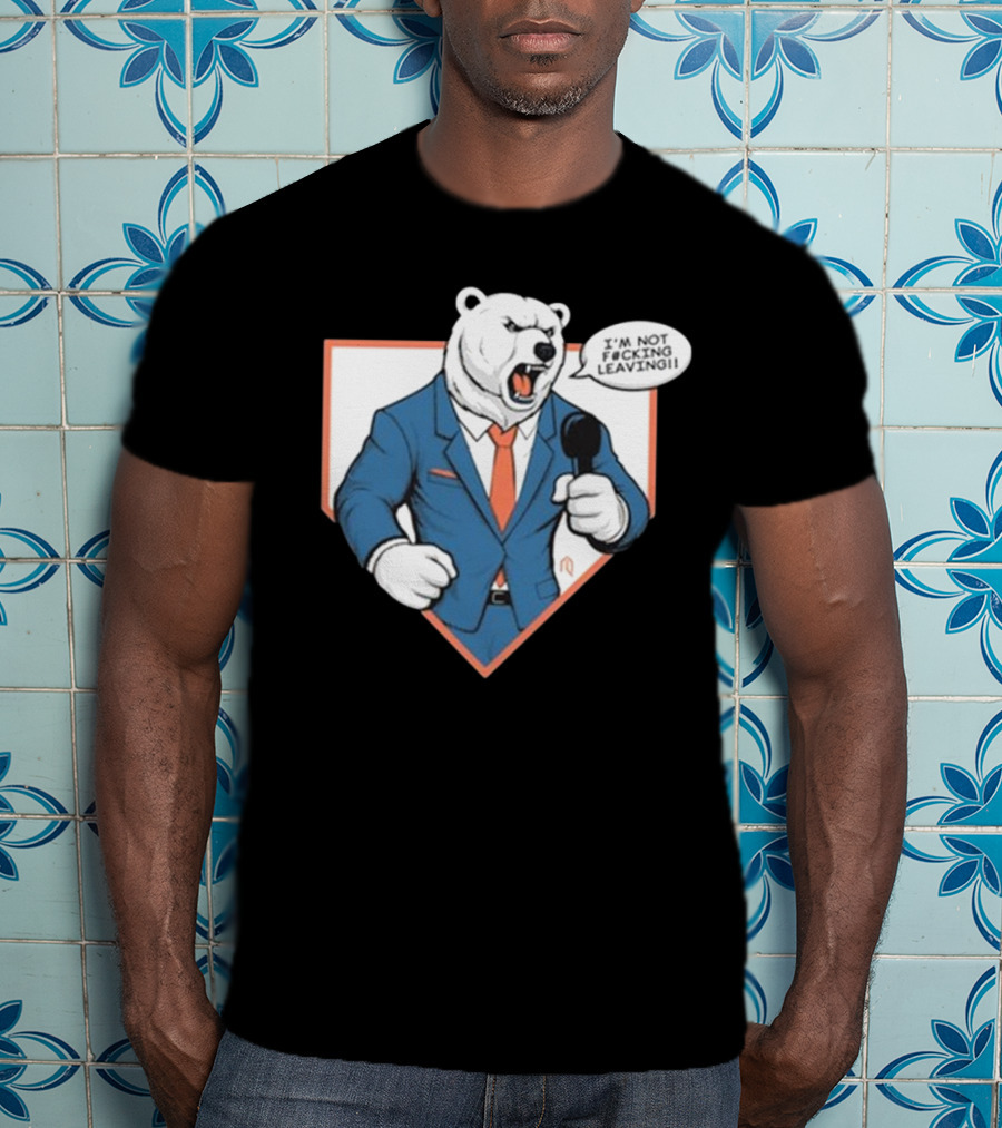 Polar Bear I’m Not Leaving Athlete Suit T-Shirt