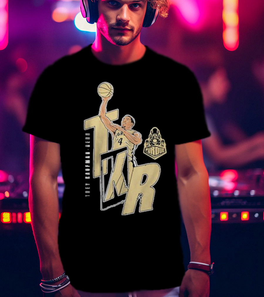 Purdue Basketball Trey Kaufman-Renn TKR Iconic Dunk T-Shirt