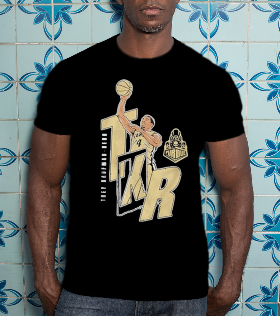 Purdue Basketball Trey Kaufman-Renn TKR Iconic Dunk T-Shirt