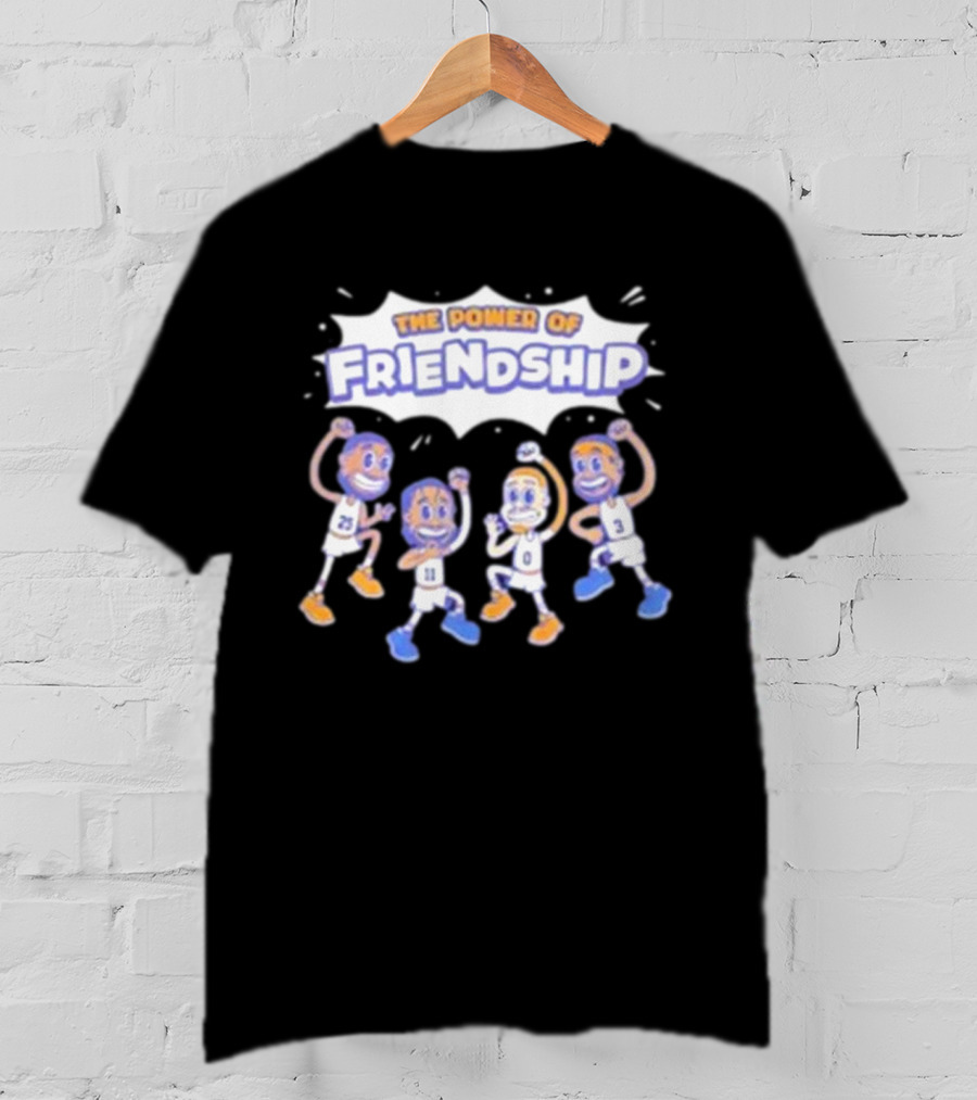 The Power Of Friendship New York Knicks Basketball Characters T-Shirt