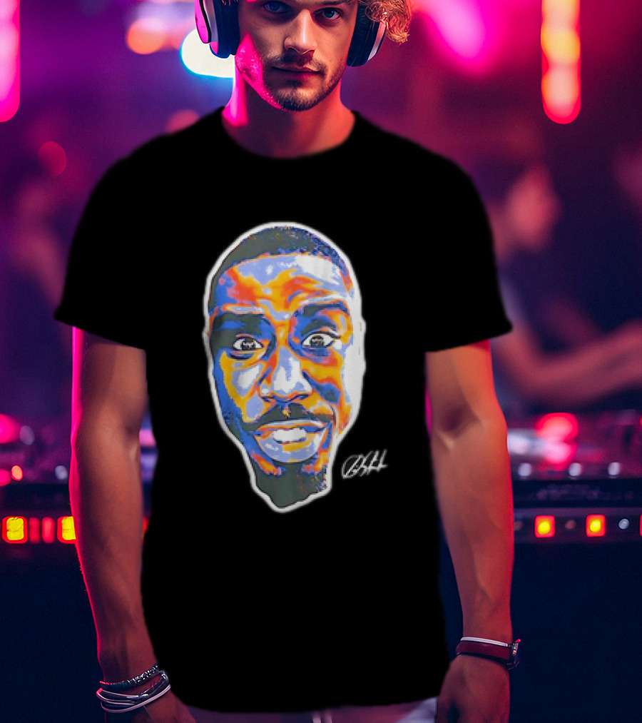 Premi Sterlin Vibrant Expression Face Art T-Shirt