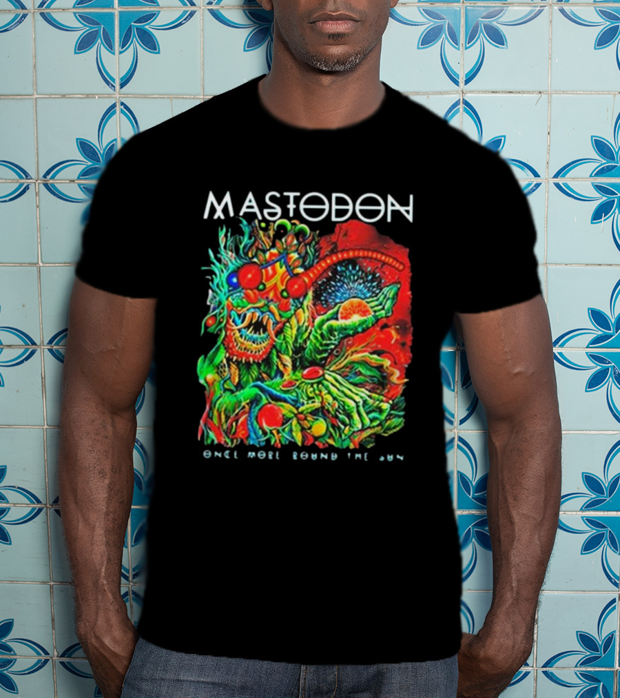 Mastodon Once More Round The Sun Psychedelic Artwork T-Shirt