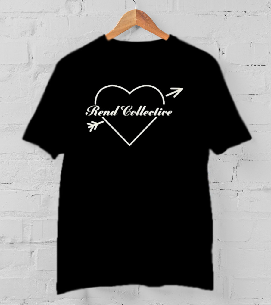 Rend Collective Heart Arrow Valentine Design T-Shirt