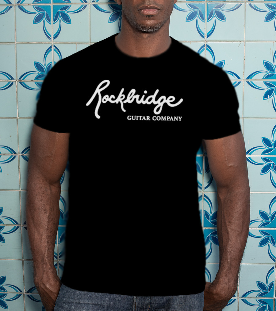 Rockbridge Guitar Company Classic Script Branding T-Shirt