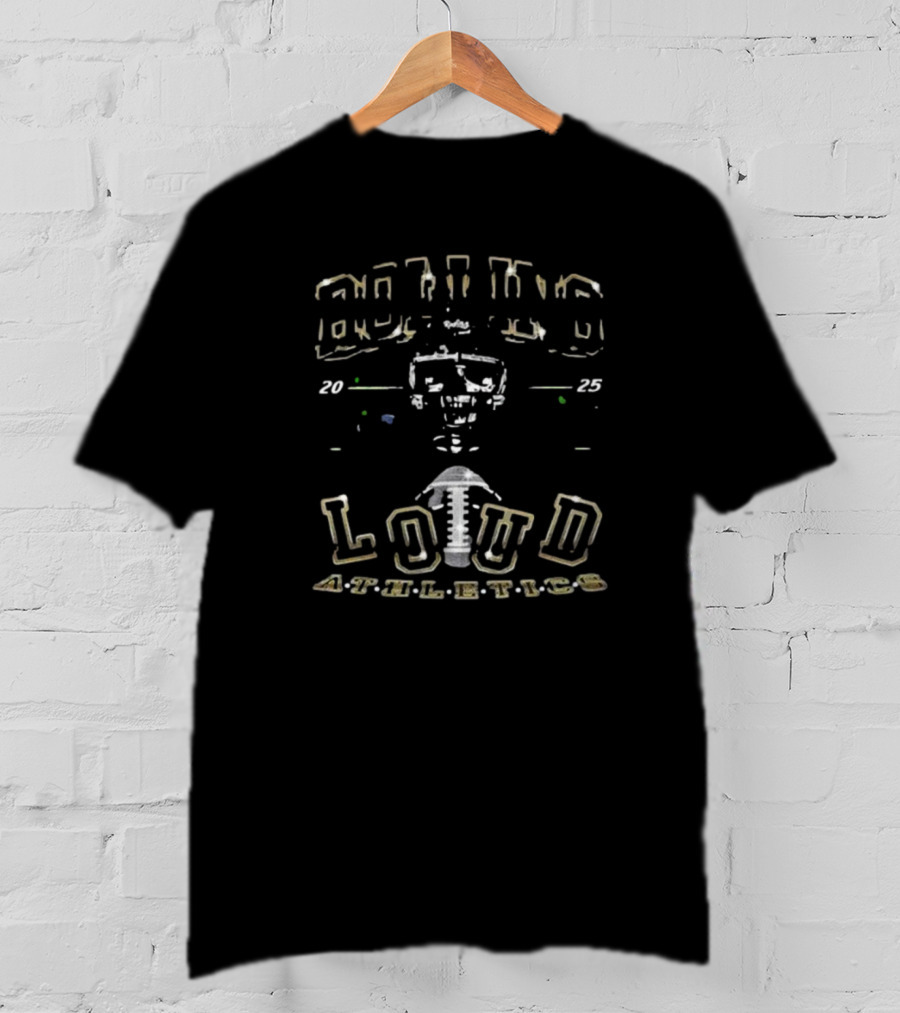 Rolling Loud Athletics 2025 Skull Motif T-Shirt