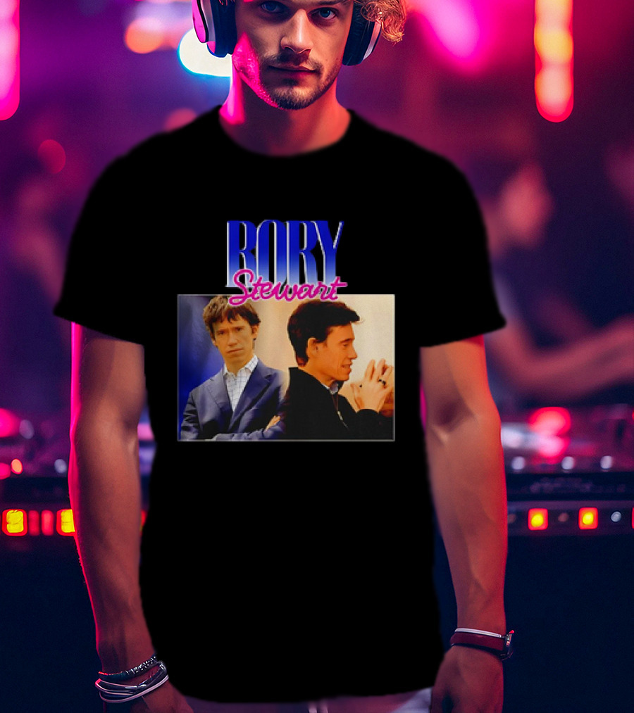 Rory Stewart Retro Style Dual Image T-Shirt