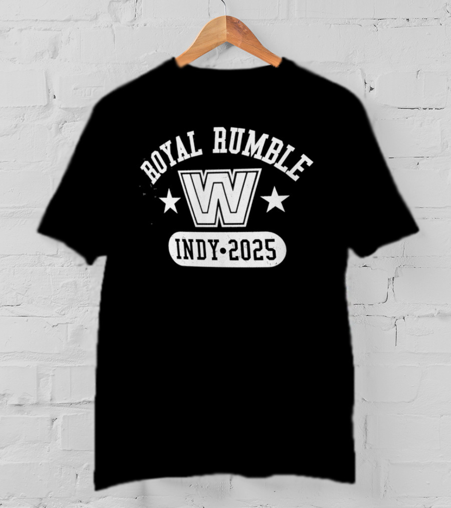 Royal Rumble Indy 2025 WWE Event Stars T-Shirt