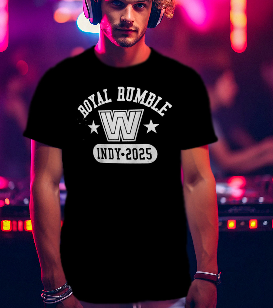 Royal Rumble Indy 2025 WWE Event Stars T-Shirt