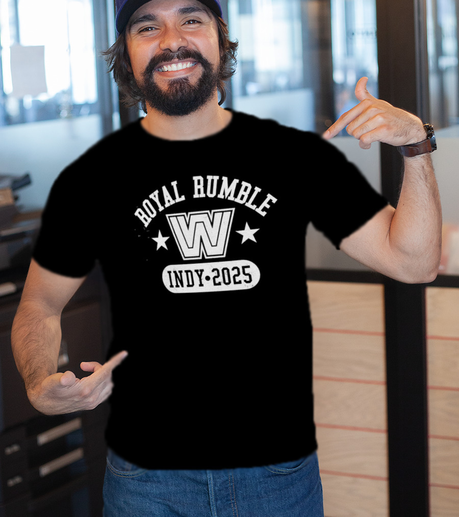 Royal Rumble Indy 2025 WWE Event Stars T-Shirt