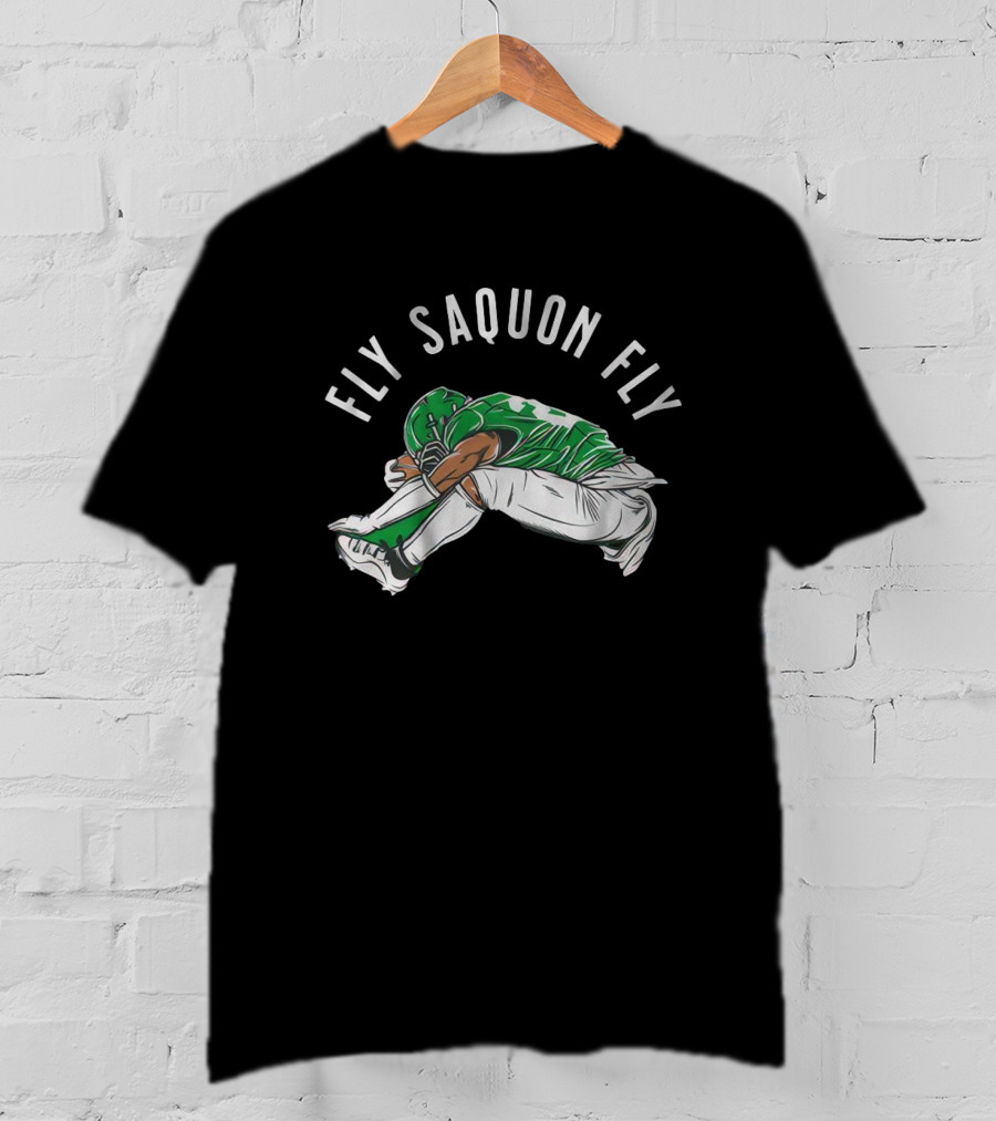 Fly Saquon Fly Philadelphia Eagles Win Washington Commanders T-Shirt